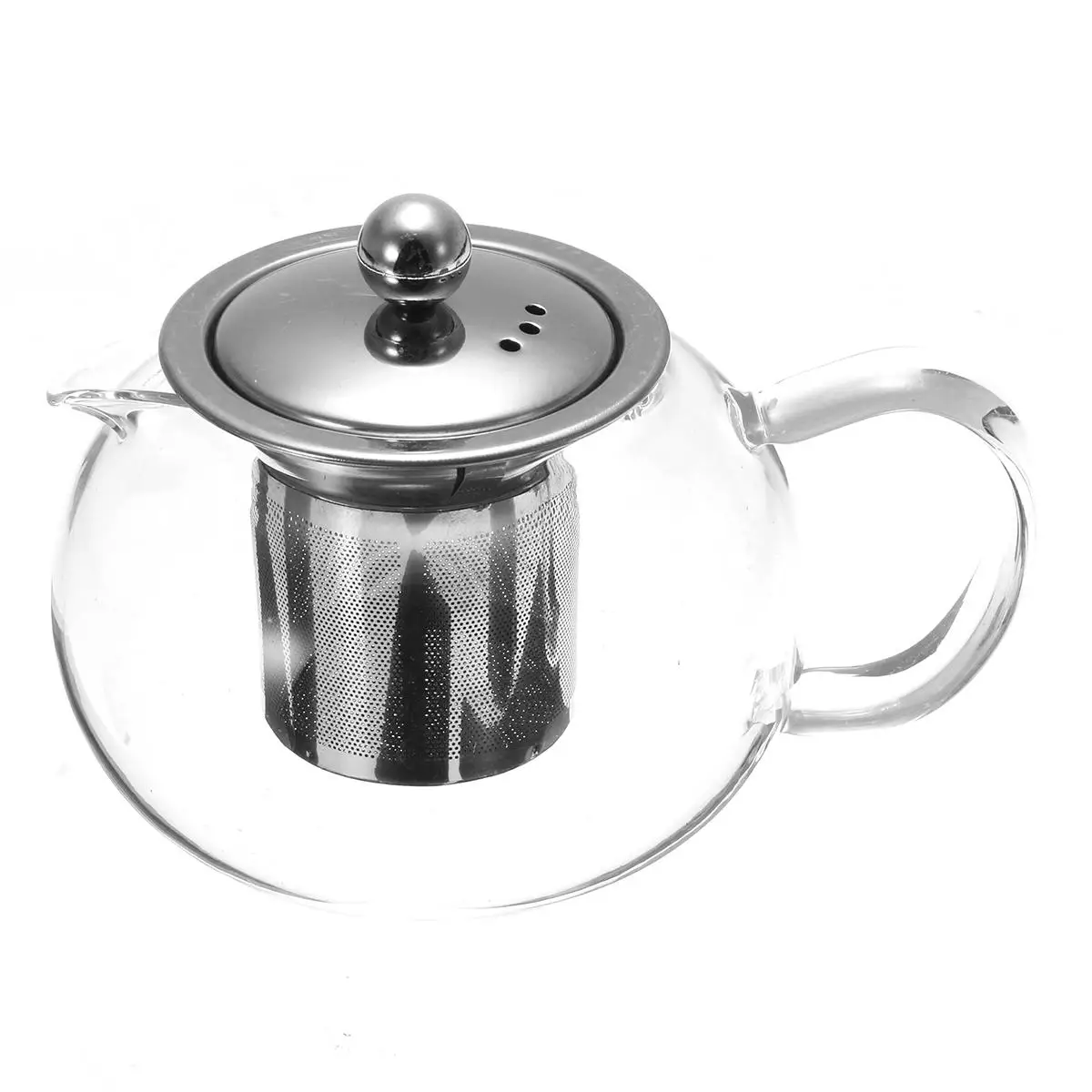 600/950/1300 мл Стекло Нержавеющая сталь Чай горшок с фильтром Infuser крышкой термостойкие Чай чайник для офиса Чай посуда термостойкие