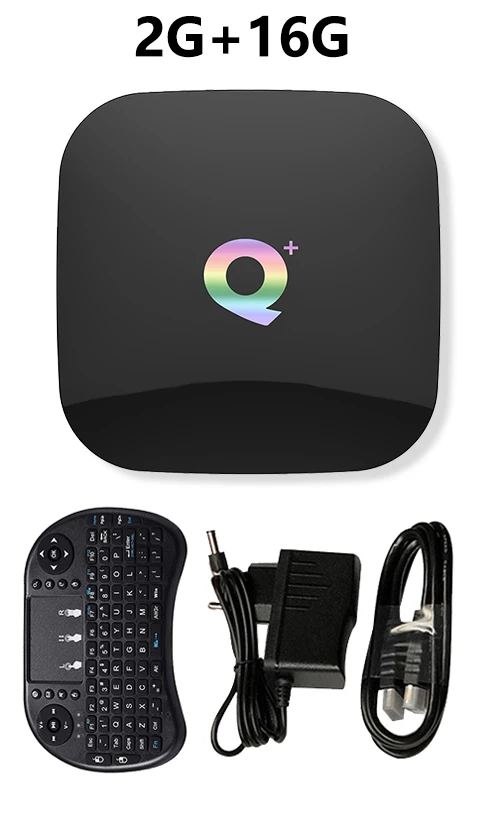 2G16 Mini keyboard ILEPO Q Plus Mi Box ТВ приставка Android 9,0 Восьмиядерный Ddr4 Rtv приставка топ модель коробки HDMI 2,0 ТВ приставка Android Tv Sata Iptv подписка - Цвет: 2G16 Mini keyboard