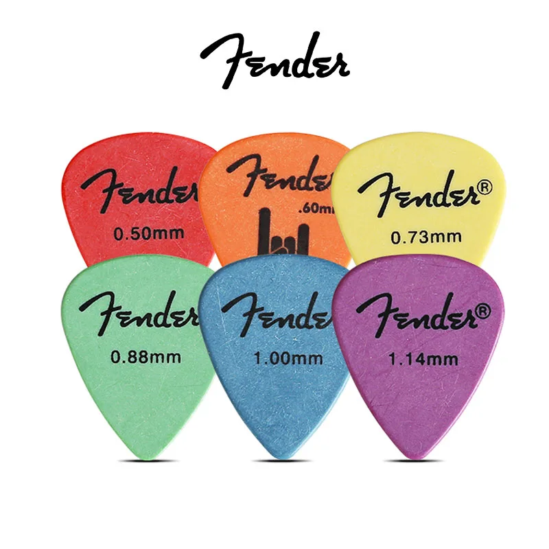 Fender Touring медиатор plectra медиаторы доступные манометры 0 50 мм/0 6 73 88 мм/1 00 14 мм 351 рок