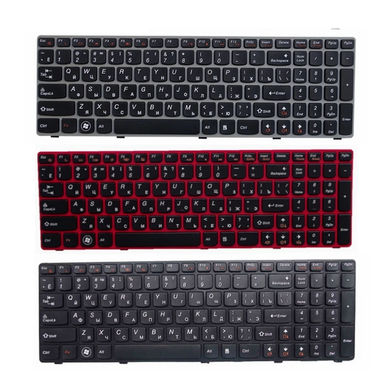 G590 CellphoneMall Replacement Russian Keyboard for Lenovo G580 Z580A G585 Z585 