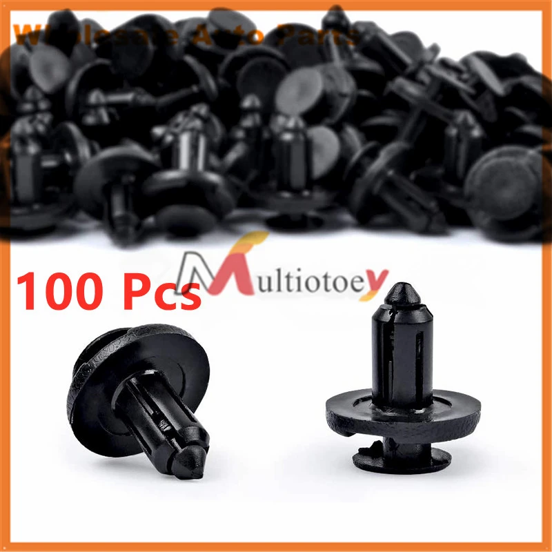01553 09321 01553 09321 100PCS PushType Retainer Bumper Clips8mm Fender