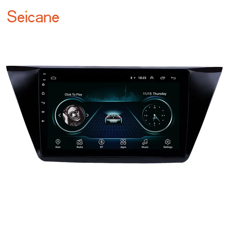 Seicane 5 5-дюймовый Смартфон Android 10 1 для VW Volkswagen Touran 9 1-2016 головное устройство с