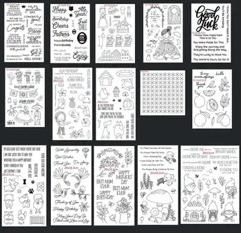 

Transparent Clear stamp and metal cutting dies DIY Silicone Seals The die mold only matches the stamps in my shop