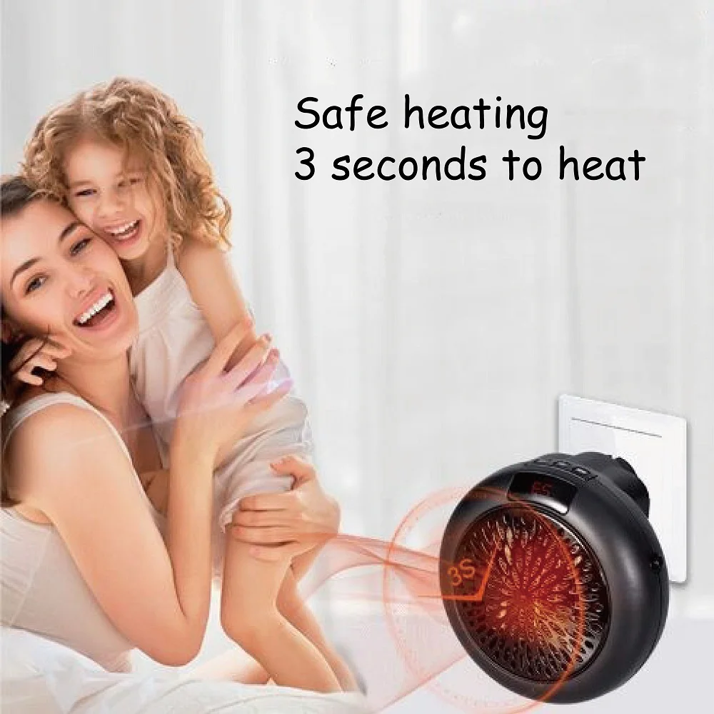 

900W High Temperature Resistant Quick Heating Silent Low Power Heater Energy-Saving Smart Heater Available In All Seasons NFJ13