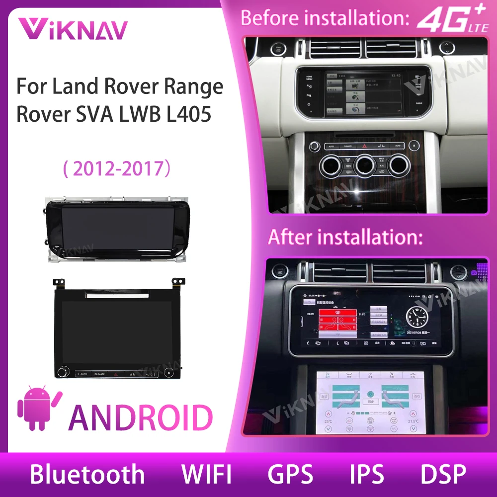 

Air Condition Board Android For Land Rover Range Rover SVA LWB L405 2012 2013 2014 2015 2016 2017 Car Radio Multimedia Player