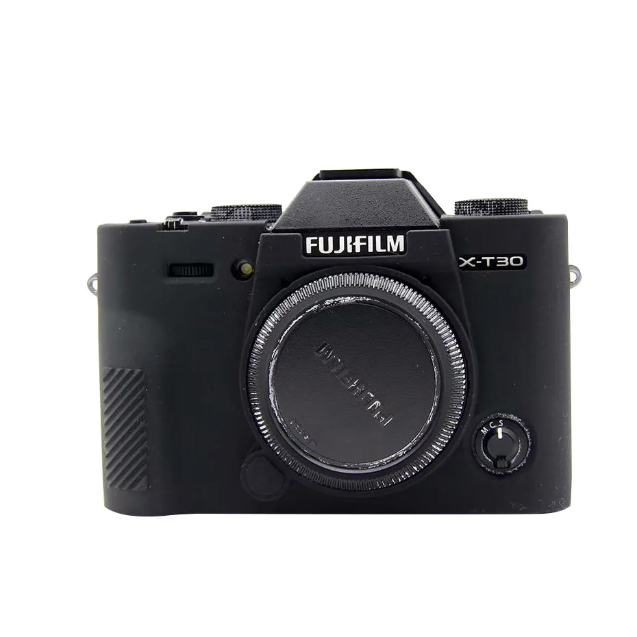 Черный CAENBOO для Fujifilm XT-30, сумка для камеры, мягкий силиконовый резиновый защитный чехол для тела, чехол для Fuji XT30 XT-30, черная цветная сумка - Цвет: Черный