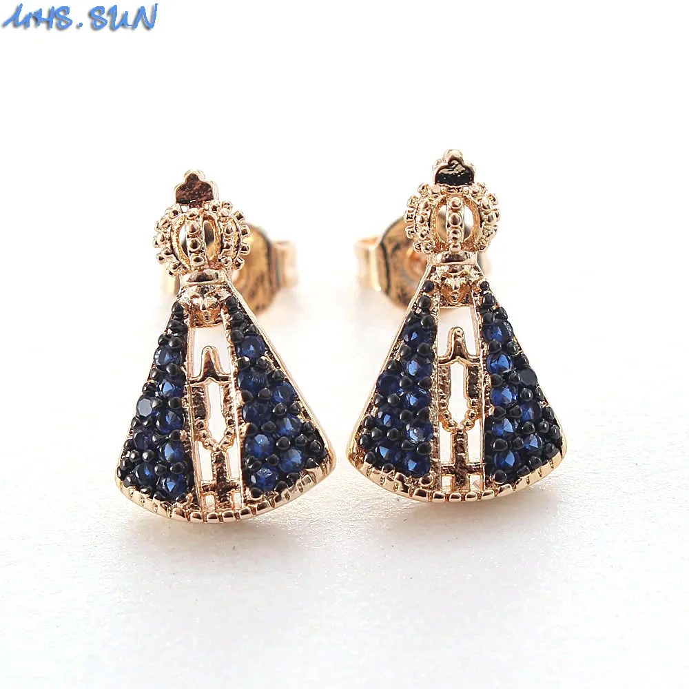 Женские серьги гвоздики с фианитами кристаллами|Серьги-гвоздики| |