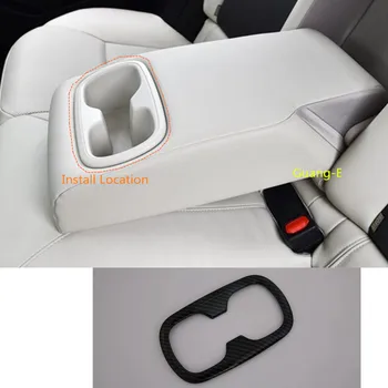 

Car styling cover detector trims Carbon fiber Center Console Cup Holder gear box frame 1pcs For Toyota Corolla Altis 2019-2020