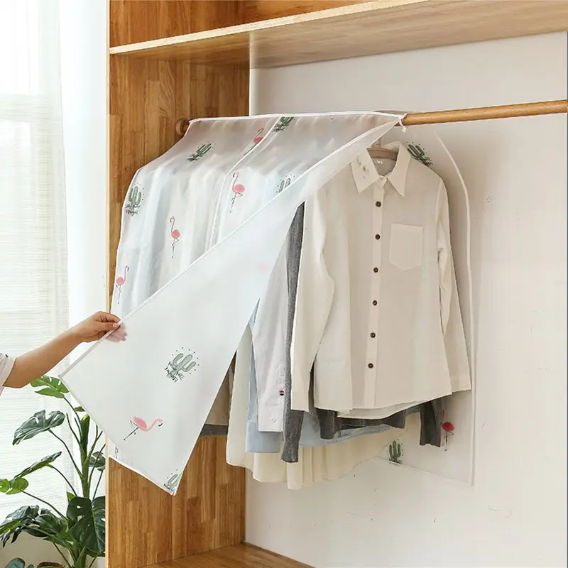 Wardrobe Dust Covers Closet Clothes Case Storage Bag Floor Hanger