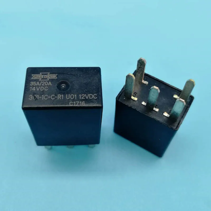 

NEW 12V relay 301-1C-C-R1-U01- 12VDC DC12V 12V 35A 5PIN