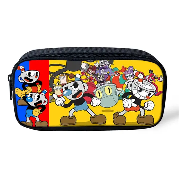 CDWX4353K HaoYun, школьная сумка для мальчиков, Cuphead, Mugman, 3D принт, черный рюкзак, детский рюкзак, для школьников, на заказ, изображение, рюкзак, Mochila - Цвет: CDWX4353K