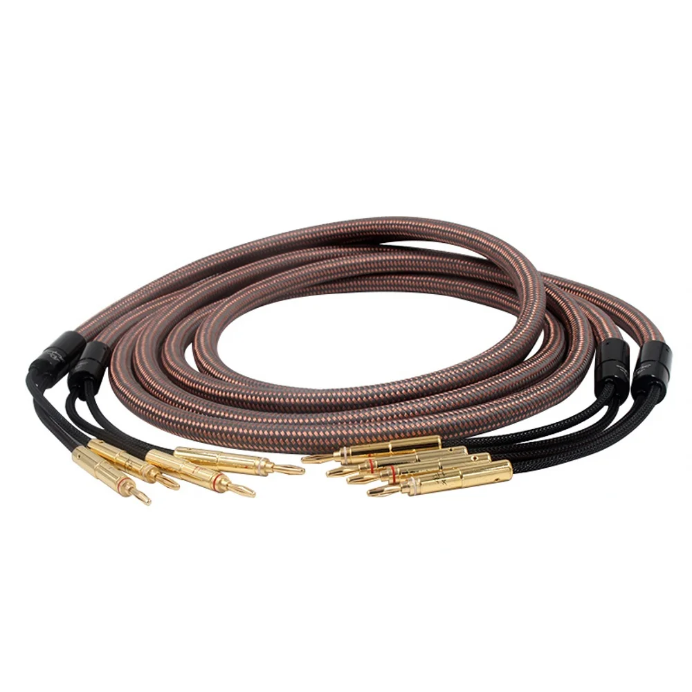 Accuphase 40th anniversary OCC Чистая медь аудио динамик кабель с покрытием разъем типа