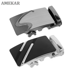 Moda masculina liga de negócios fivela automática único homem placa fivelas de cinto para 8cm * 4cm masculino vestuário acessório