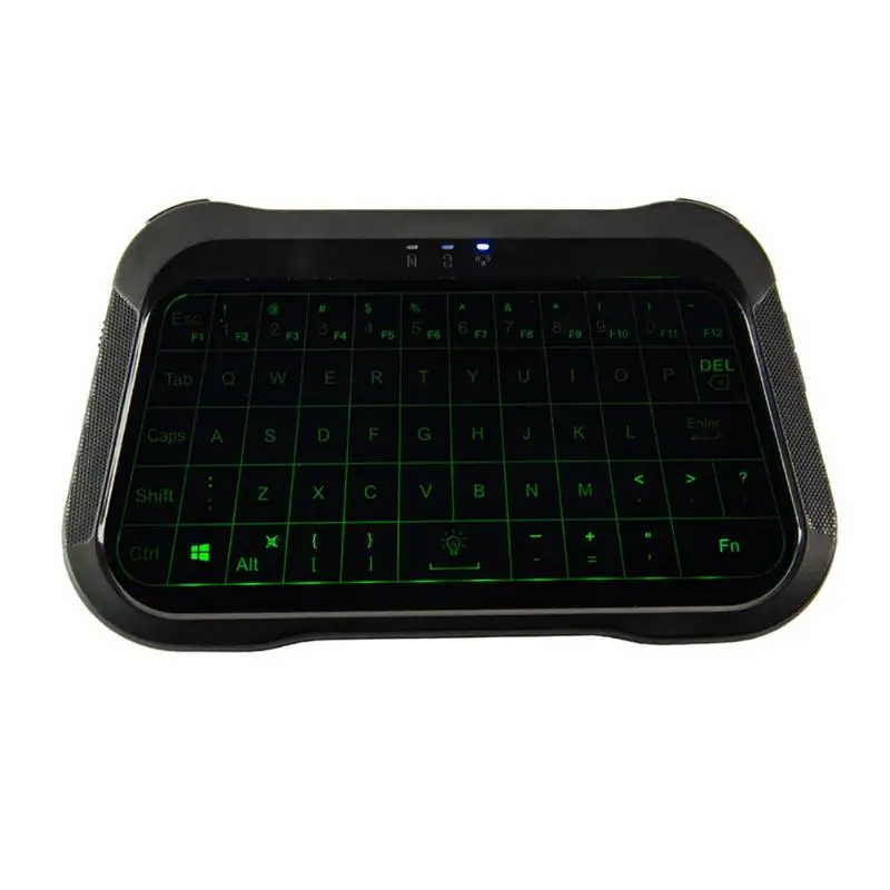 T18 Mini Air mouse 2,4G Беспроводная клавиатура с сенсорной панелью многофункциональный пульт дистанционного управления с Цветной подсветкой для ПК Android tv Box