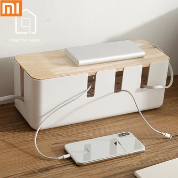 

Xiaomi Simple Dustproof Oversized Power Cord Storage Box Plug Strip Hub Multi-use Safe Environmental Can Be Placed On The Top