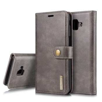 

DG.Ming Leather Card Magnetic Phone Cases for Samsung Galaxy J6 2018 J6 Plus J4 Plus J3 2016 J320 Phone Cover