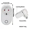 Smart Wall Socket EU Wireless Remote Control and 433mhz Transmitter 220V 15A Programmable Electrical Outlet Switch for LED ► Photo 3/6