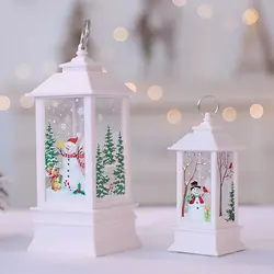 Рождественские украшения для дома светодиодный 1 шт. Рождественская свеча с светодиодный чайный свет свечи Рождественская елка украшения