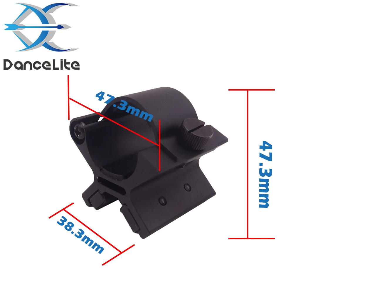 1 шт. стандартное тактическое магнитное крепление для фонарика диаметром 25 мм HA III