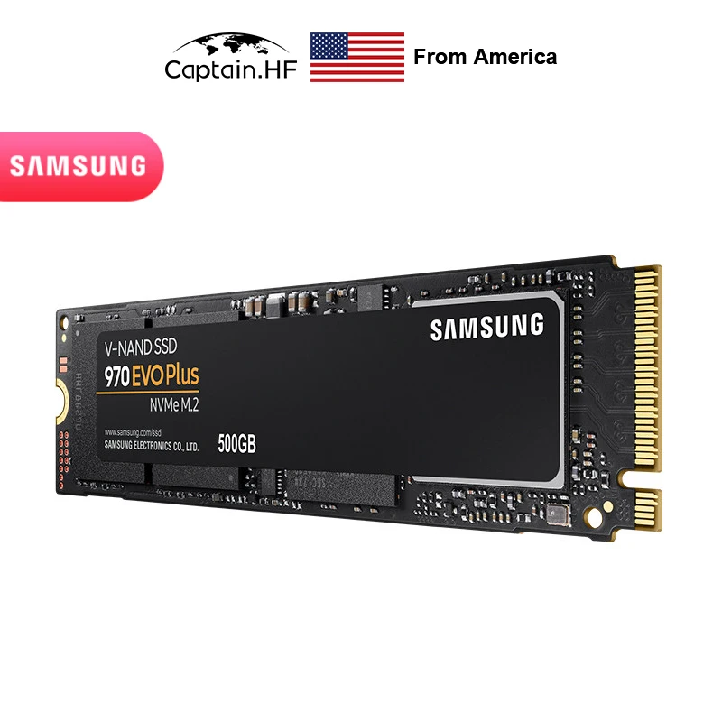 Внутренний твердотельный накопитель EVO Plus SSD 970 ГБ интерфейс M.2 NVMe технология V-NAND
