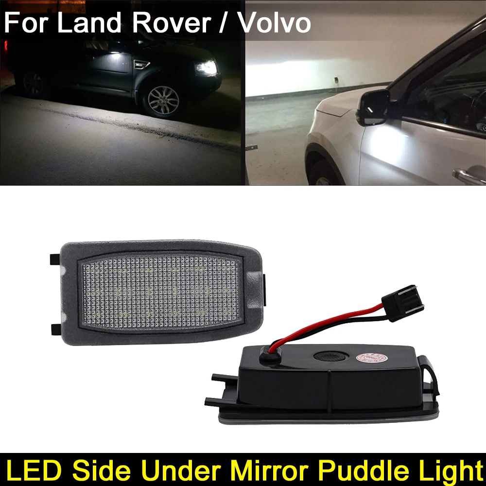 Беласветодиодный ная лампа для бокового зеркала Land Rover Discovery LR2 LR3 Range Sport Freelander LR4