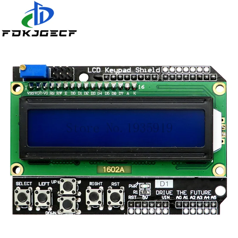 Модуль ЖК-дисплея для Arduino ATMEGA328 ATMEGA2560 raspberry pi UNO Голубой экран 1 шт. ЖК-экран с