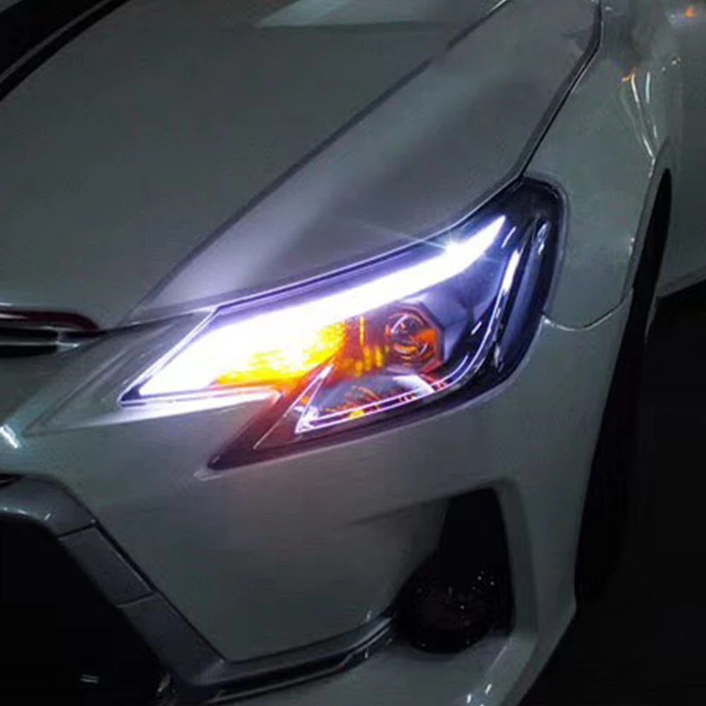 Автомобильный Стайлинг для Toyota eiz светодиодный фары 2013 Mark X светодиодный фонарь сигнал drl H7 hid Биксеноновые линзы ближнего света
