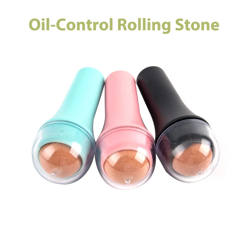 Natural Volcanic Roller Oil Control Rolling Stone Matte Makeup Face
