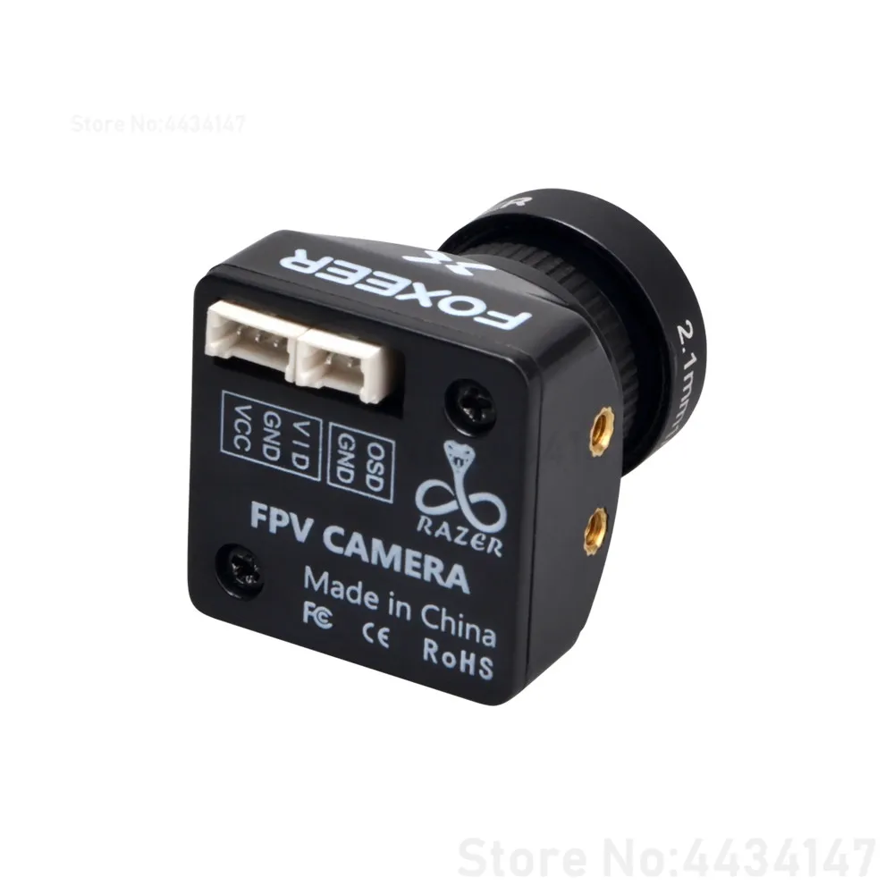 Foxeer razer Mini HD 5MP 2,1 мм M12 1200TVL PAL NTSC 4'3 16'9 FPV камера с OSD 4,5-25 V естественное изображение для обновления стрел RC