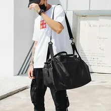 Мужские нейлоновые сумки, Большая вместительная багажная сумка через плечо, уличная Водонепроницаемая багажная сумка, B46-50