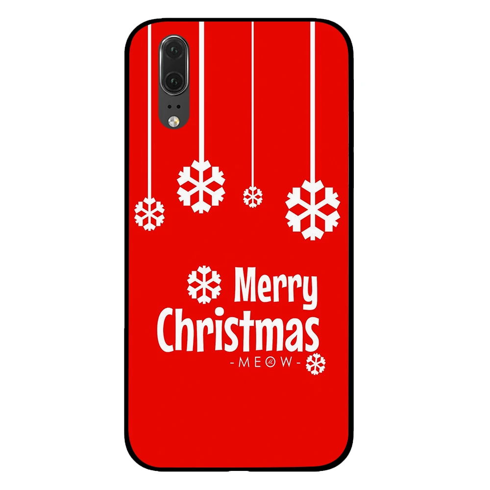 Красочные рождественские Роскошные Чехлы для huawei P30 P20 P10 mate 10 20 Pro Lite - Цвет: 4