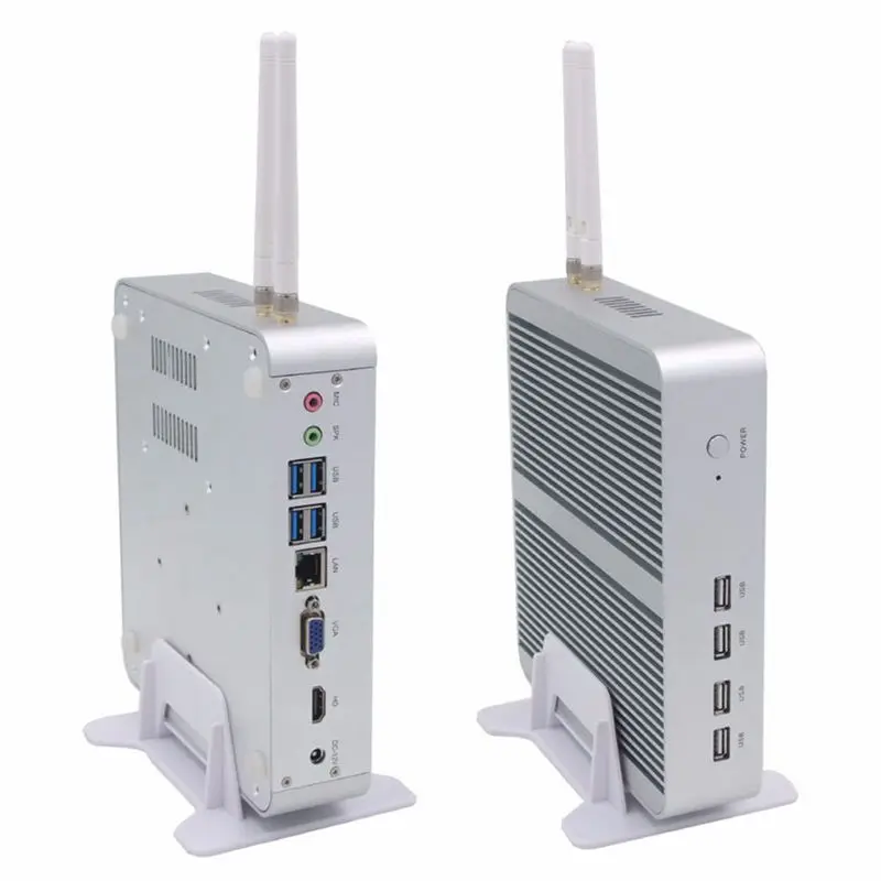 Newest Kaby Lake R 8Gen Fanless mini pc i5 8250u Intel UHD 620 win10 Quad Core 2