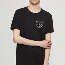 Новая повседневная и удобная футболка с оригинальным рисунком, хлопковая дышащая летняя футболка с коротким рукавом для мужчин и женщин