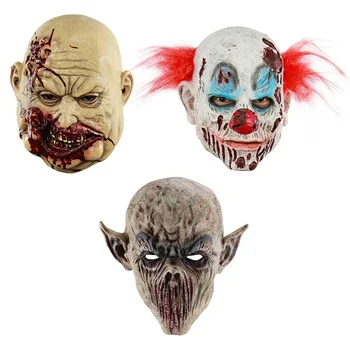 

Halloween Masks Ghost Rotten Face Clown Mask Exotic Beast Hood Evil Butcher Mask Masquerade Cool Props Cosplay Costume