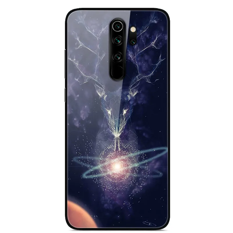 14 Для Xiaomi Redmi Note 8 Pro Чехол из закаленного стекла жесткий чехол для телефона для Xiaomi Redmi Note 8Pro задняя крышка Redmi Note8 Pro Fundas - Цвет: 14