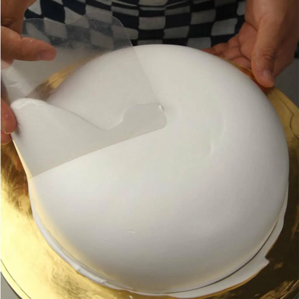 Прозрачный пластиковый мягкий шпатель торт крем скребок для помадной массы кондитерских изделий Гладкий край шпатель Кондитерские скребки резак выпечки инструмент