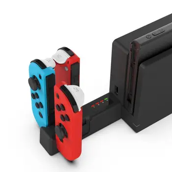

For Switch Portable Mini USB Small Four Charge NS JoyCon Left And Right Small Handle Seat Charging Base Charger For Switch