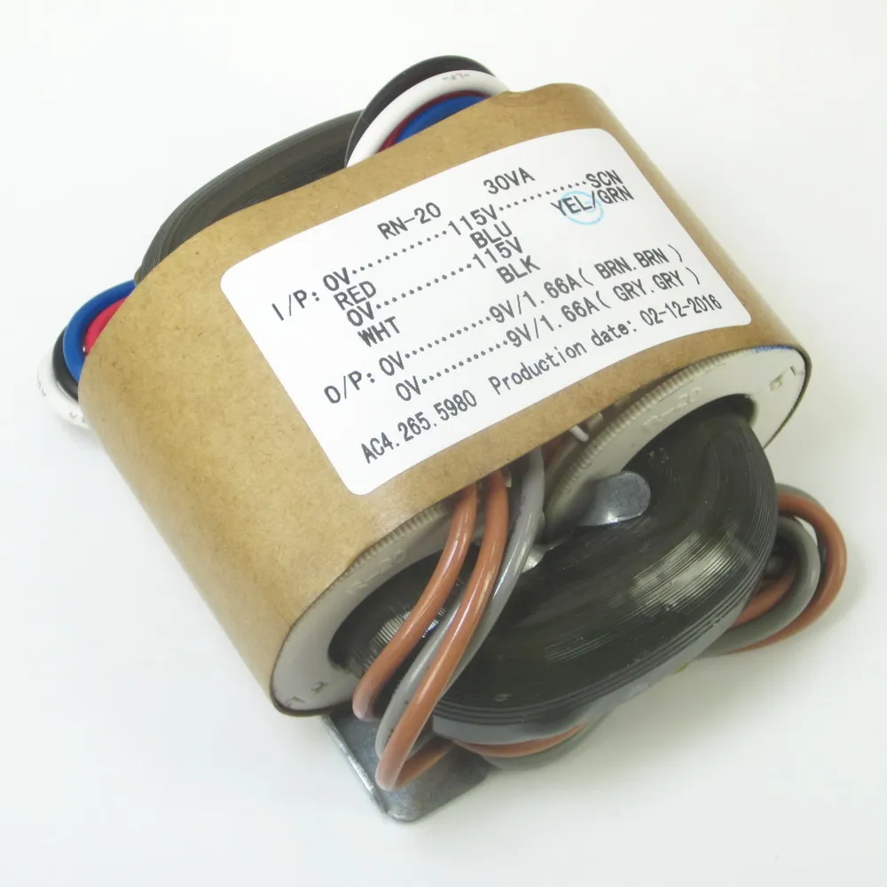 Transformador де corrente R типовой трансформатор напряжения 30 Вт 9V × 2 R крупного рогатого скота и повышающий трансформатор медного провода 115 V-115 V transformateur