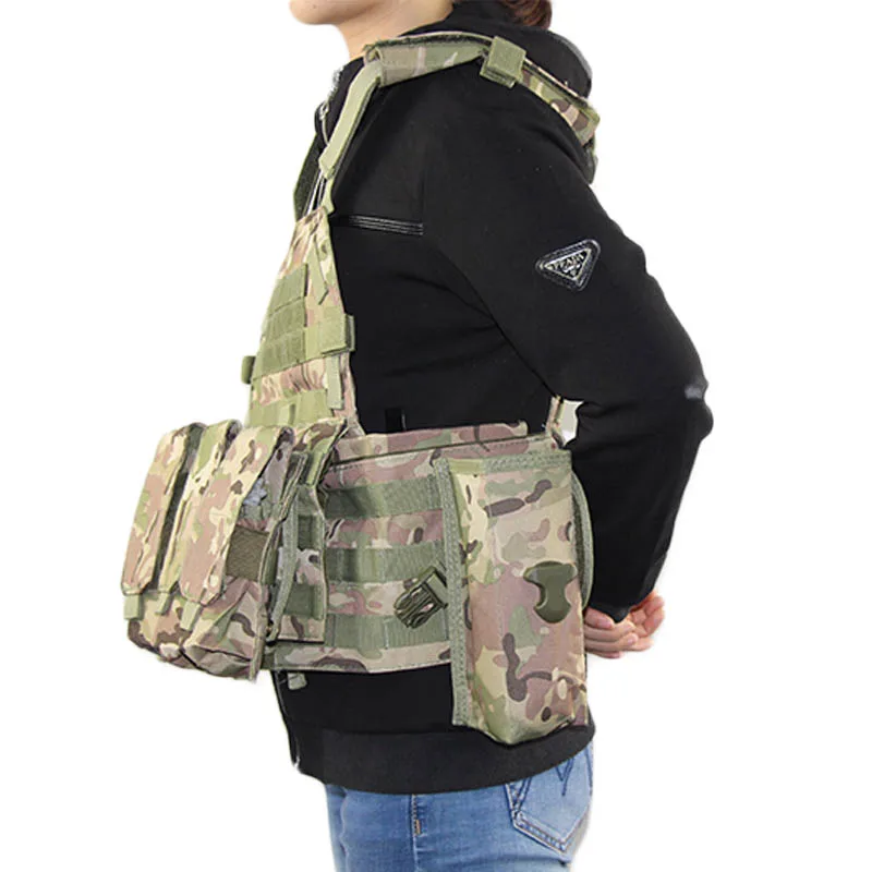  Tactical Military Molle Vest Loading Bear Vest Airsoft Paintball Assault Plate Carrier Ammo Magazin