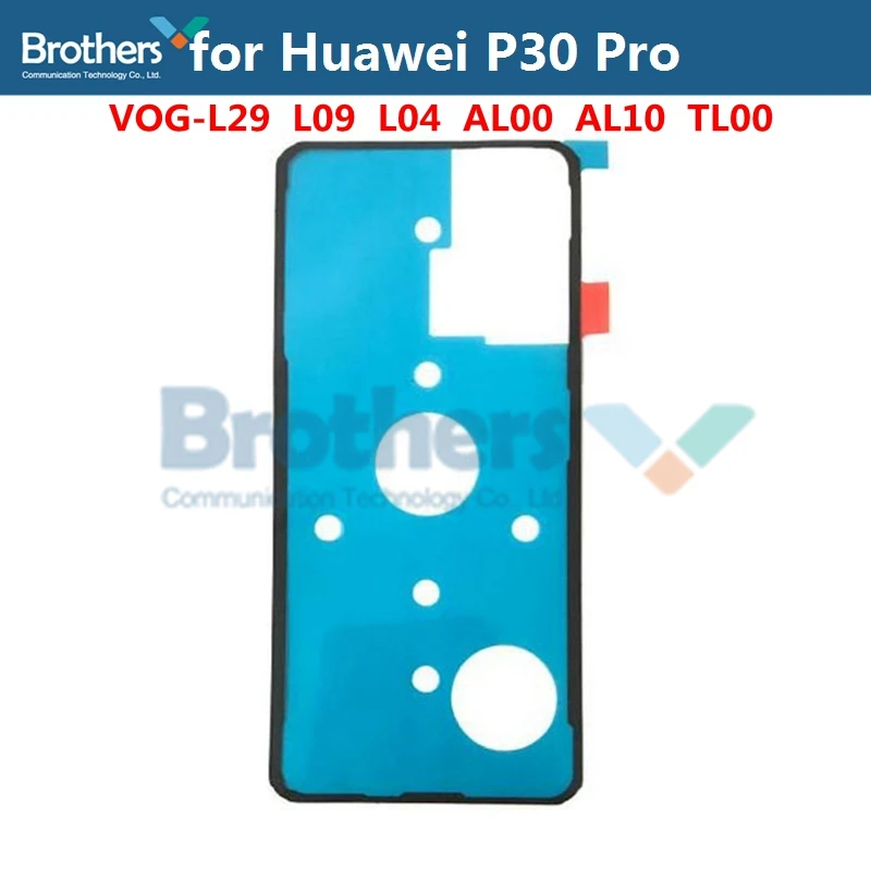 1pcs for P30Pro Для huawei P20 P20Pro P30 Pro задняя крышка корпуса клейкая для Honor 8X9X9 10 20 20i наклейка 3M клей крышка батареи наклейка лента - Цвет: 1pcs for P30Pro