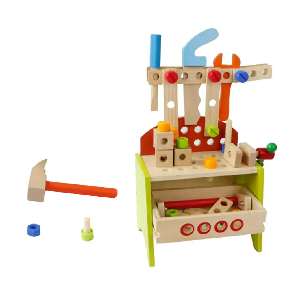 kids wooden workbench