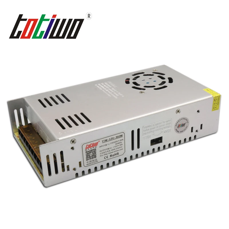 

AC 110V 220V to DC 36V 10A 360W Led Power Supply Switch Mode SMPS for Stepper Motor