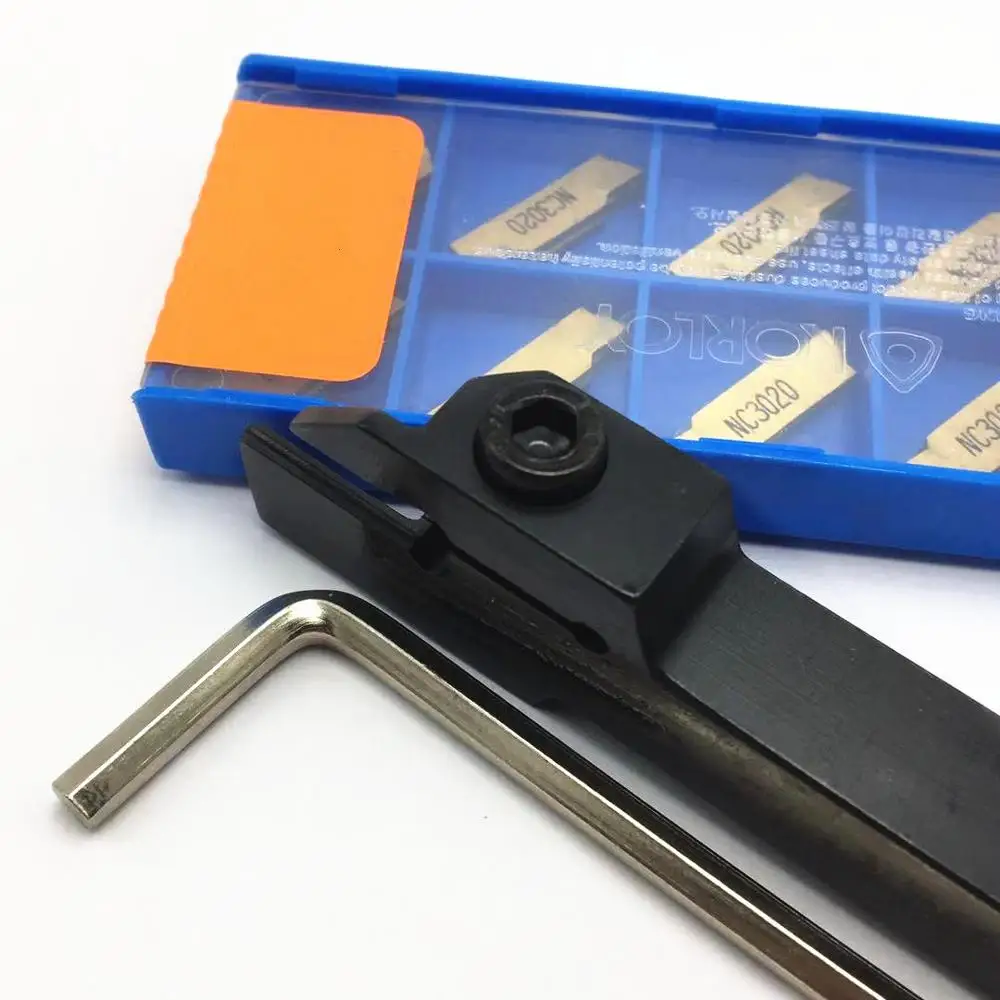 

MGEHR2020-2 MGEHL2020-2 Slotted Tool Holder. 10PCS MGMN200 Grooving Insert MGEHL 2020 CNC Insert Milling Turning Tool Holder