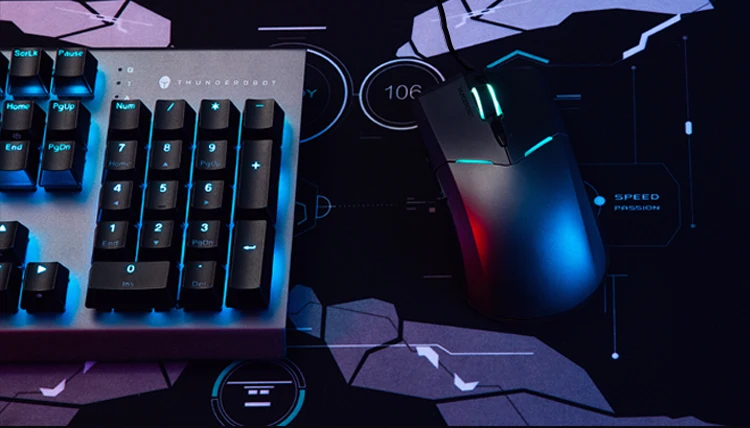 Thunderobot wired gaming mouse óptico mg701 azul