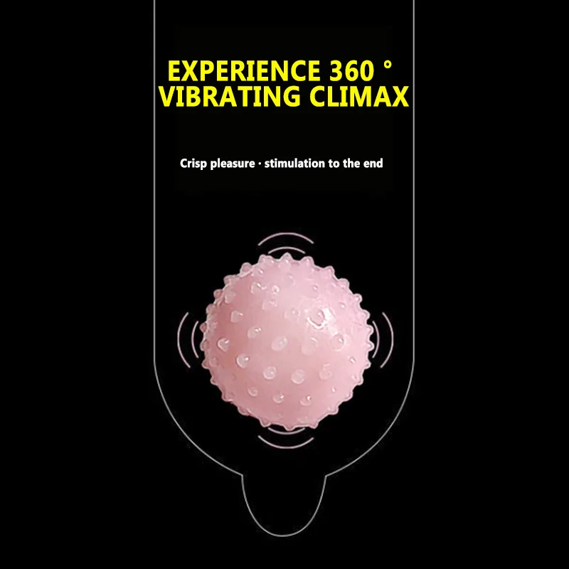 Sex Toy Electric Vibrator Ball With Beads 35mm Soft Prostate Vagina Massager Dick Extender Condom Men Women vaginal vibrators,female sex toys,vibrator sex toy
