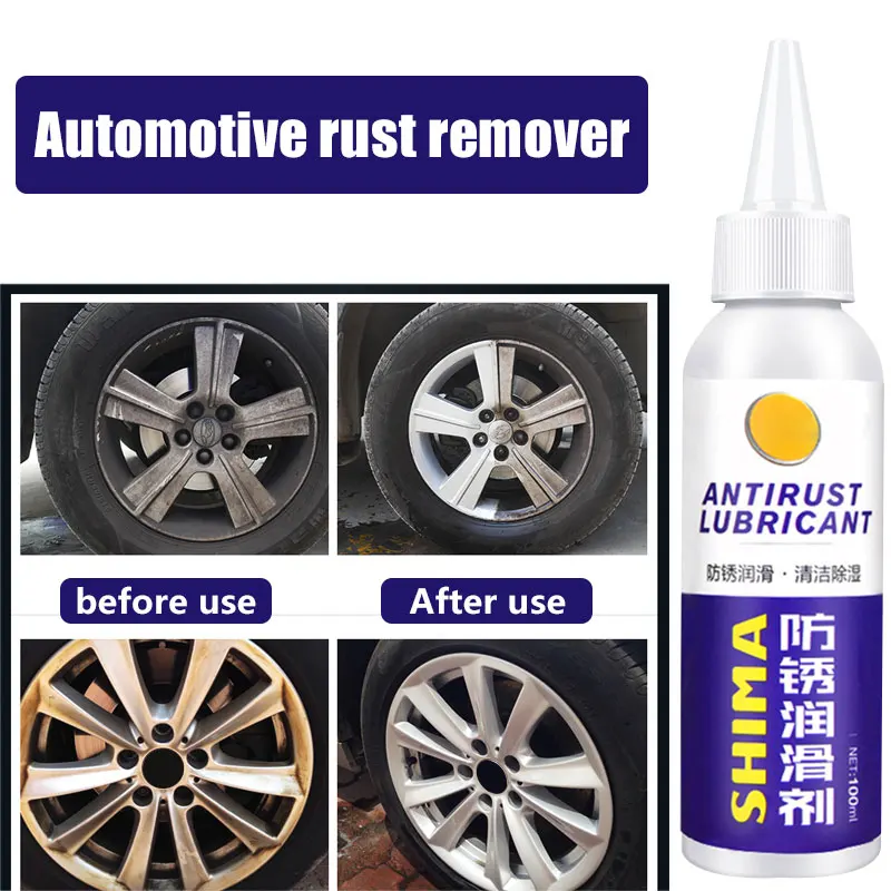 

Vehemo 120ml Rust Inhibitor Rust Remover Derusting Practical Derusting Spray for Wheel Hub Screw