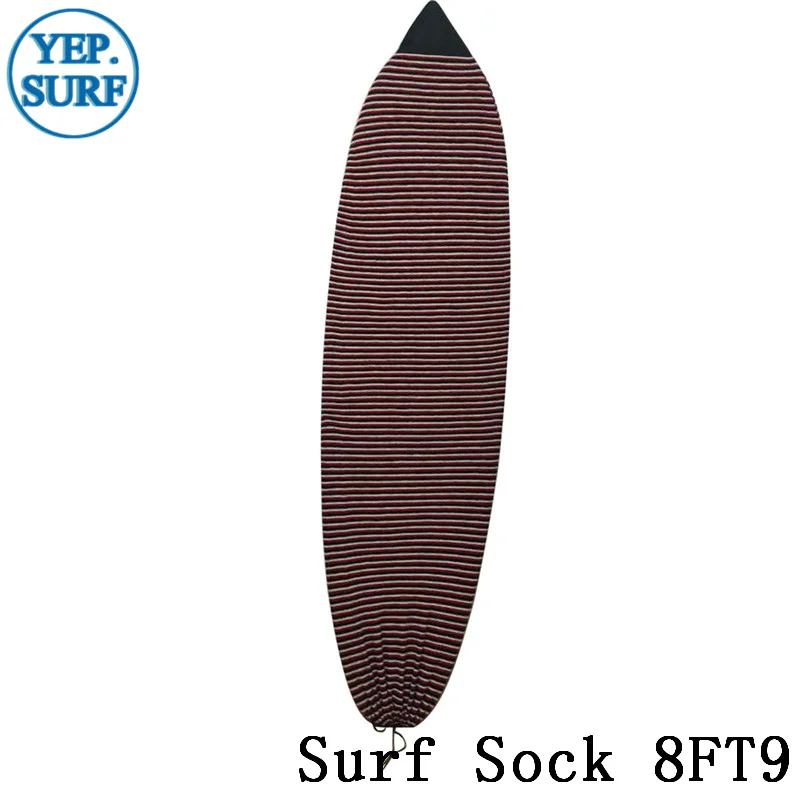 

Protective Bag Surf sock Surfing Stretch Terry Sock Cover 5ft8/6.0ft/6ft2/6ft4/6ft6/6ft8/7.0ft/8ft9 Blue/White/Red color sock
