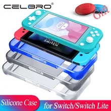 Funda suave de silicona para Nintendo Switch Lite, funda protectora transparente para Nintendo switch ns Lite