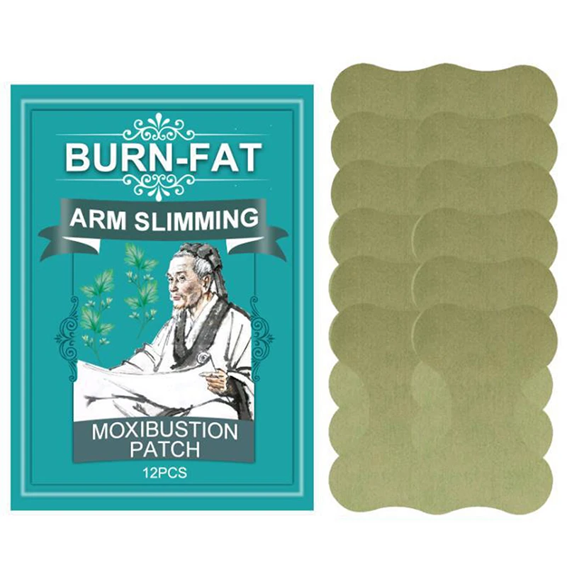 12pc Efficient Thin Legs Slimming Patches Natural Herbal Wormwood