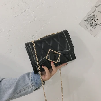 

2020 Women Bags Senior Diamond Lattice Chain Girls Single Shoulder Messenger Bags Luxury Handbags Designer Office Lady Style